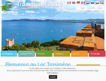 Tablet Screenshot of lagotrasimeno.fr